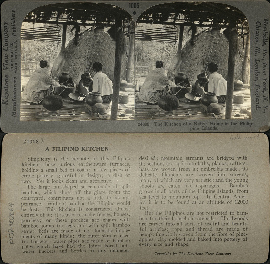 The Kitchen of a Native Home in the Philippine Islands.